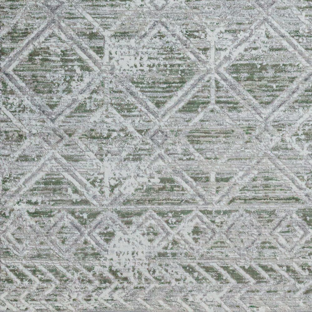 Radici USA Livigno Southwestern 5&#39;3&quot; x 7&#39;3&quot; Green Area Rug, , large