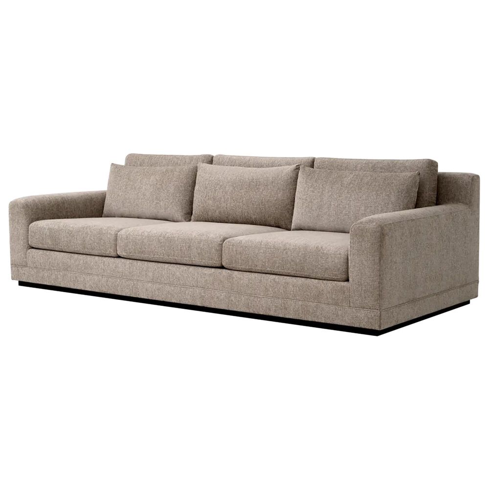 Eichholtz Manhattan Stationary Sofa in Hunt Chenille Taupe, , large