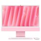 Apple 24-Inch iMac with Retina 4.5K display: Apple M4 Chip with 10-core CPU and 10-core GPU 16GB Unified Memory, 512GB SSD in Pink (Latest Model), , large