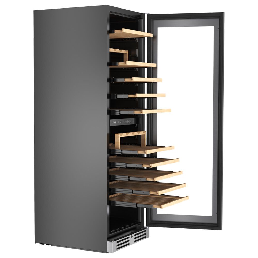 Thor Kitchen 24" Freestanding Dual Zone Wine Cellar in Stainless Steel, , large