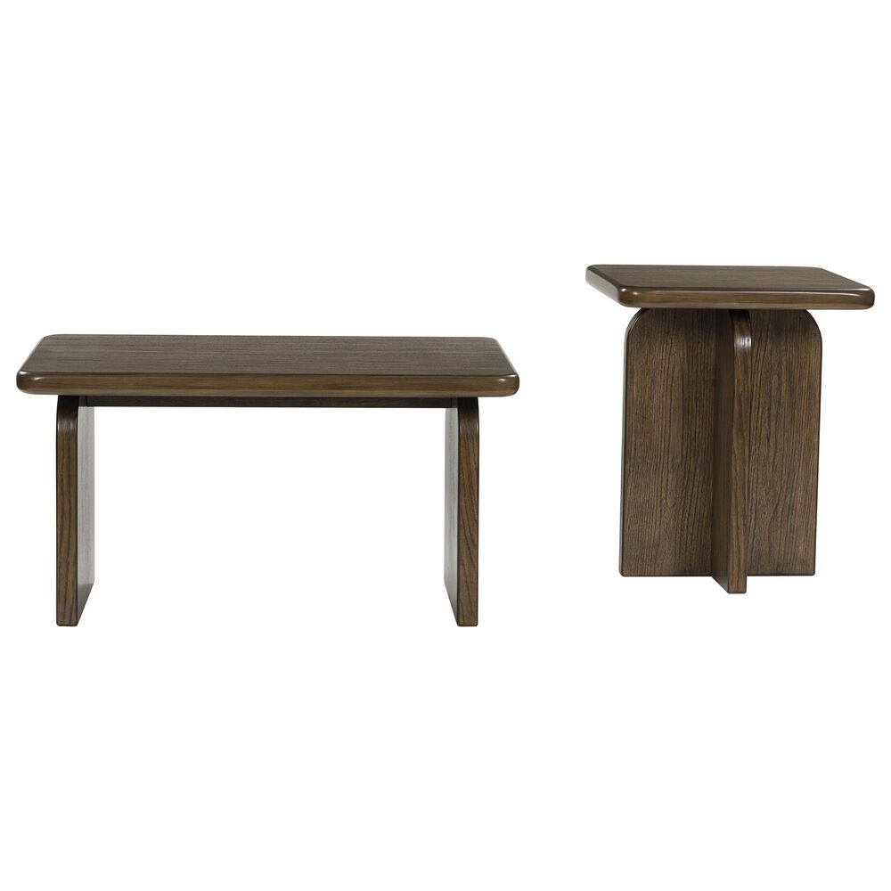 Ashley Shawbeck Occasional Table Set in Medium Brown &#40;Set of 2&#41;, , large
