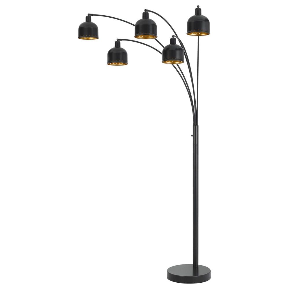 Cal Lighting Ellington 5 Lit arc floor lamp, , large