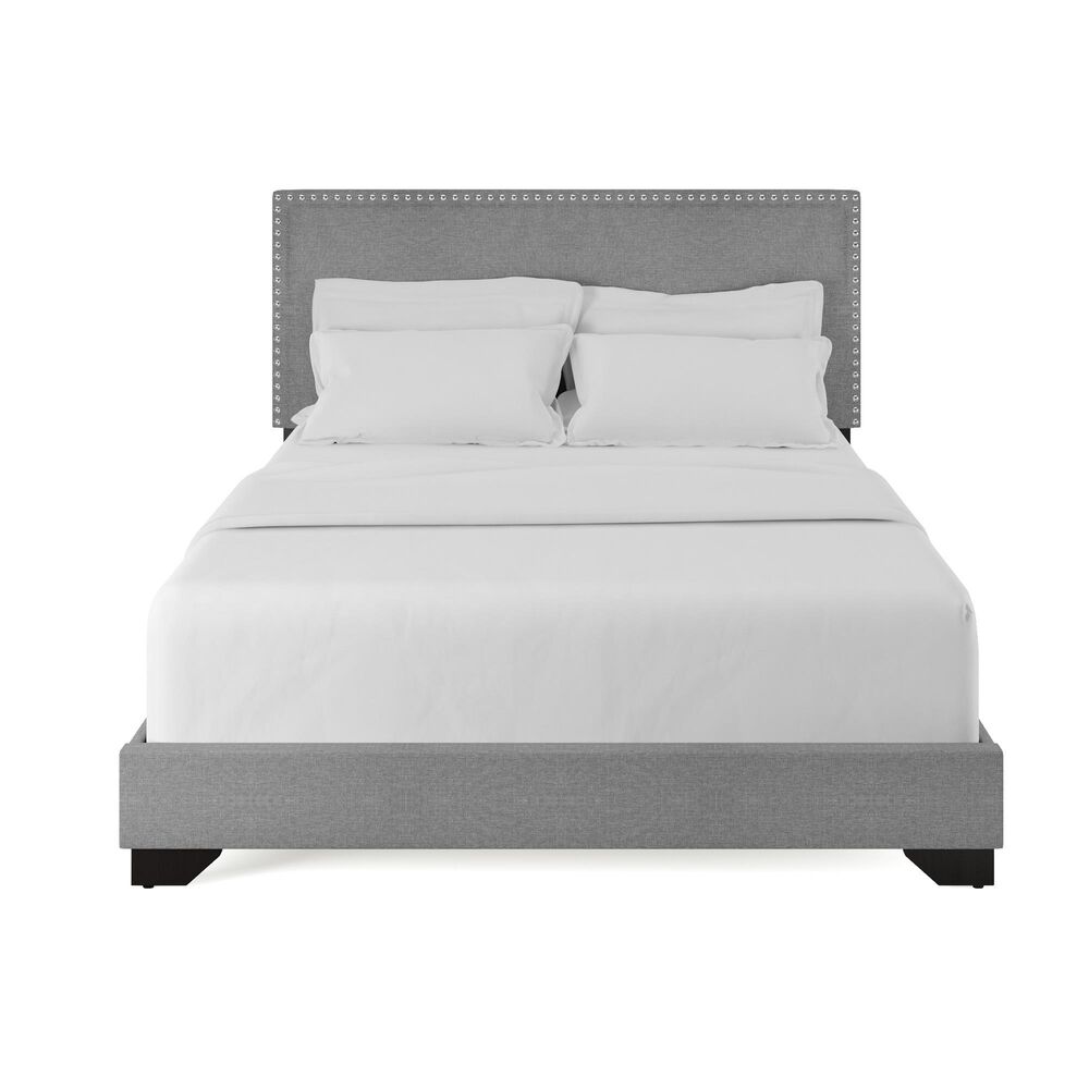 The Monday Company Full Upholstered Bed in Gray, , large