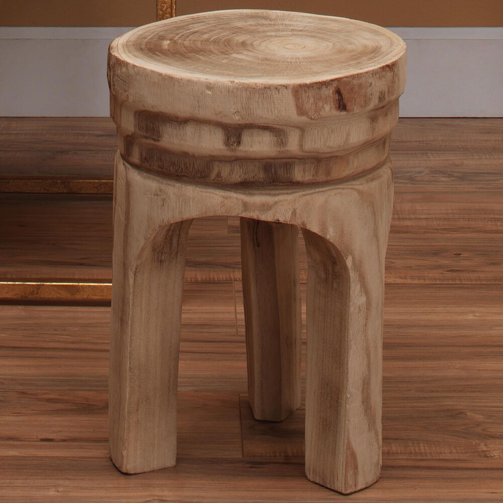 Splendor Living Eastbrook Wood Side Table in Natural, , large