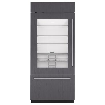 Sub Zero 20.8 Cu. Ft. Classic Left Hinge Bottom-Freezer Refrigerator with Glass Door in Panel Ready, , large