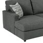 Ashley Edenfield 3-Piece Right Facing U-Shaped Sectional with Chaise in Charcoal, , large