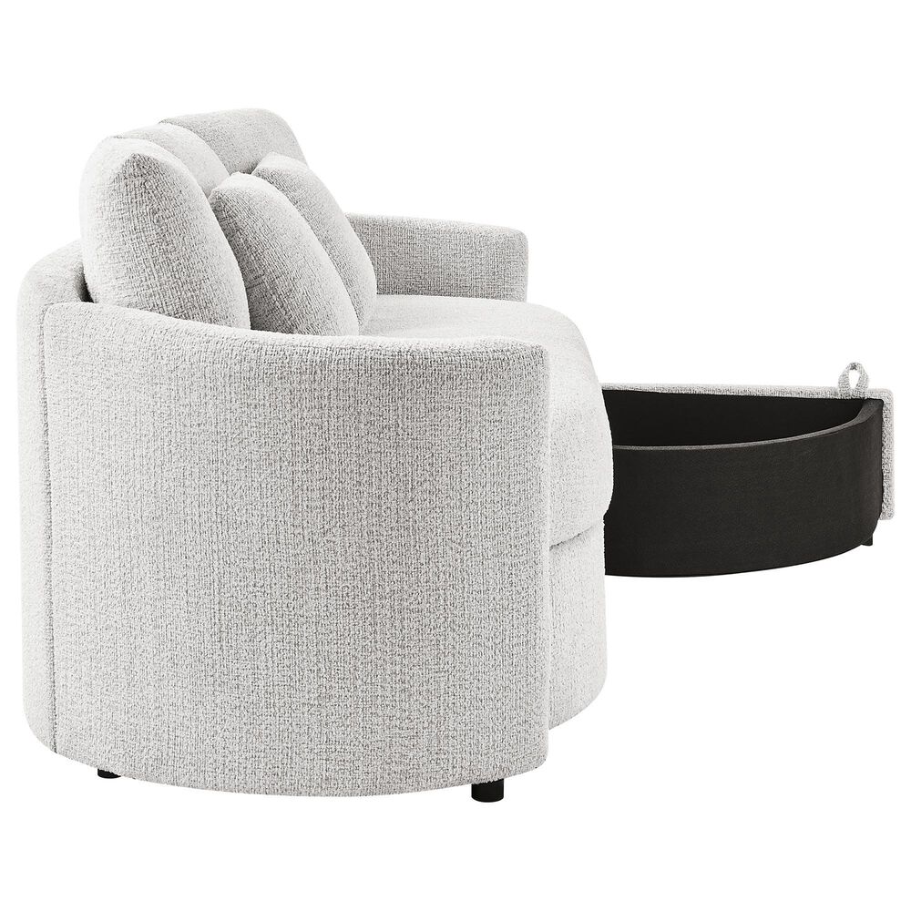 Lifestyle Solutions Beckett Stationary Storage Sofa in Ivory, , large