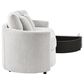 Lifestyle Solutions Beckett Stationary Storage Sofa in Ivory, , large