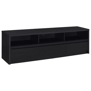 Coaster Rutland 78" TV Stand Media Console in Black, , large