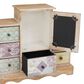 Maple and Jade Vintage Moroccan Jewelry Box in Light Brown, Royal Blue, Yellow, White and Turquoise, , large