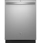 GE Appliances 24" Top Control Hybrid Tub Dishwasher with Dry Boost and 52 dBA in Stainless Steel, , large