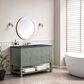 James Martin Vanities Breckenridge 48" Single Bathroom Vanity in Smokey Celadon with 3 cm Charcoal Soapstone Quartz Top and Rectangular Sink, , large