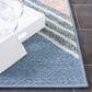 Safavieh Sarasota 2"3" x 9" Blue and Light Green Indoor/Outdoor Runner, , large