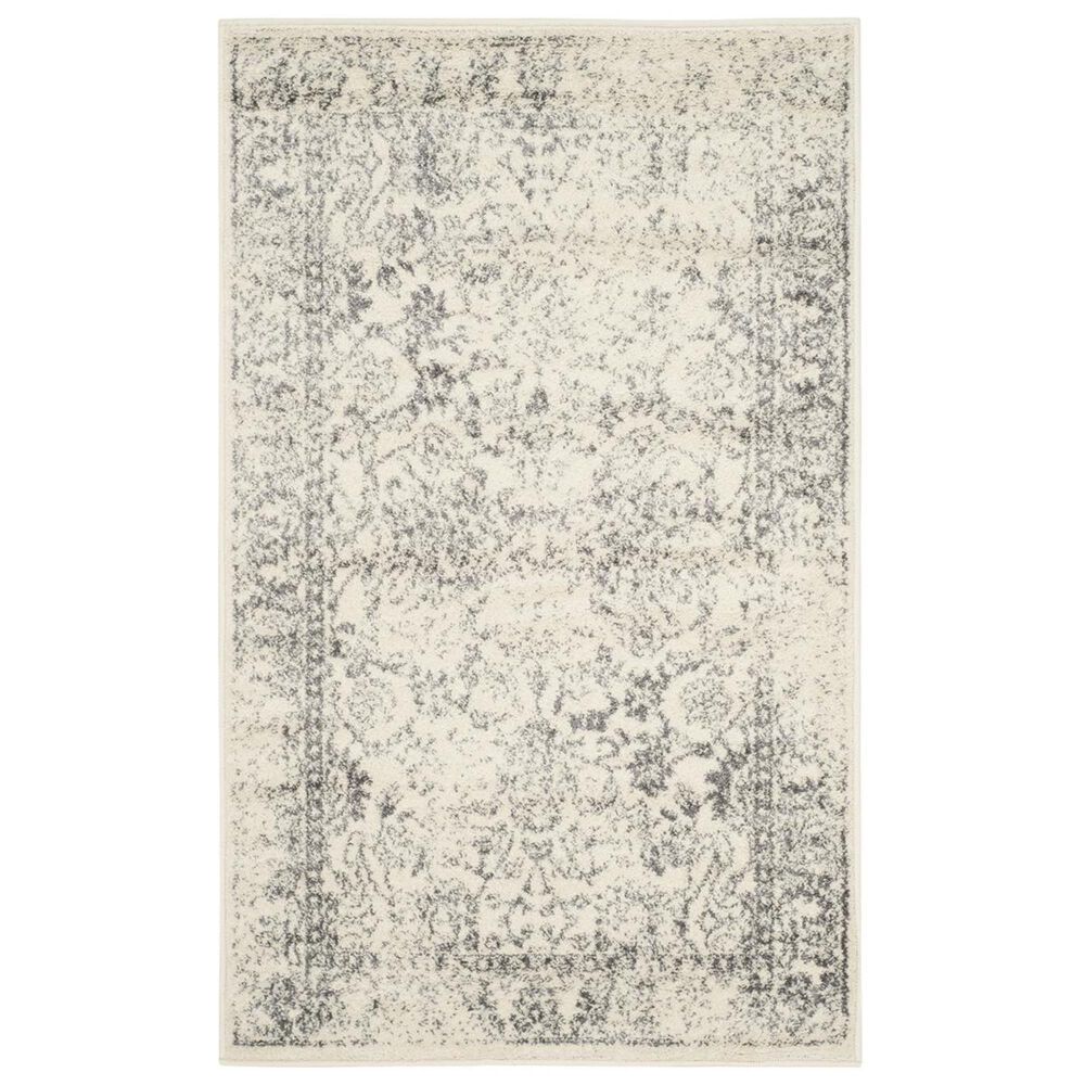 Safavieh Adirondack ADR109C-3 3&#39; x 5&#39; Ivory/Silver Area Rug, , large