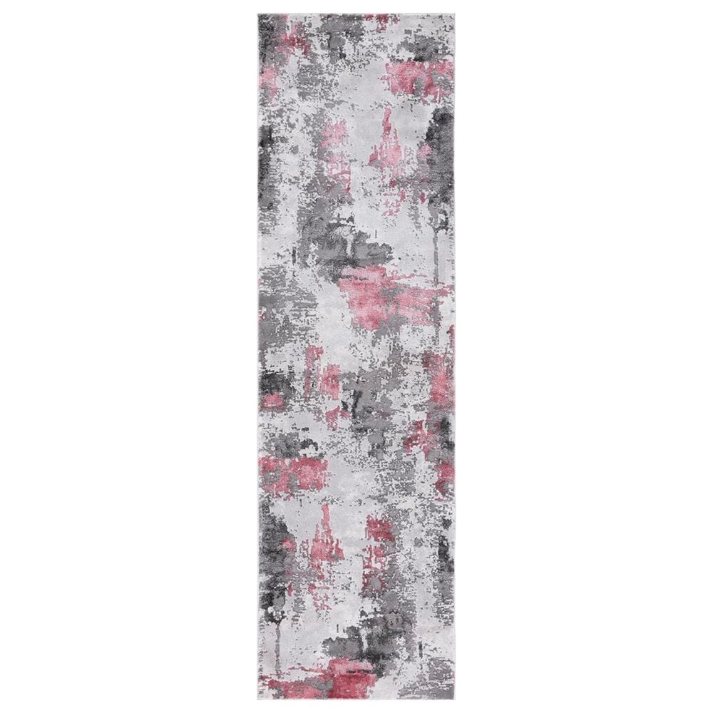 Safavieh Craft 2"3" x 10" Grey and Pink Runner, , large