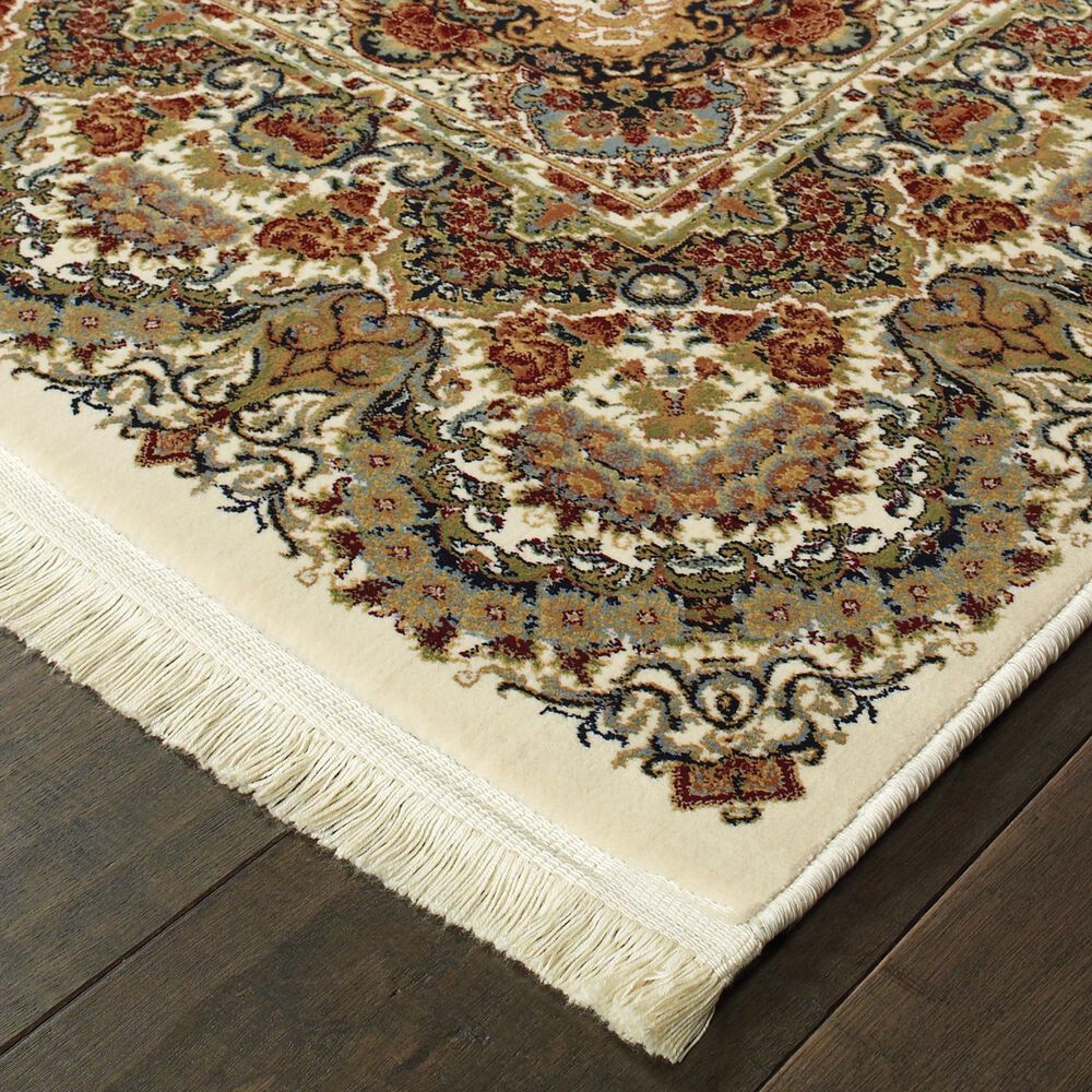 Oriental Weavers Masterpiece 5560W 2&#39;3&quot; x 10&#39; Ivory Runner, , large