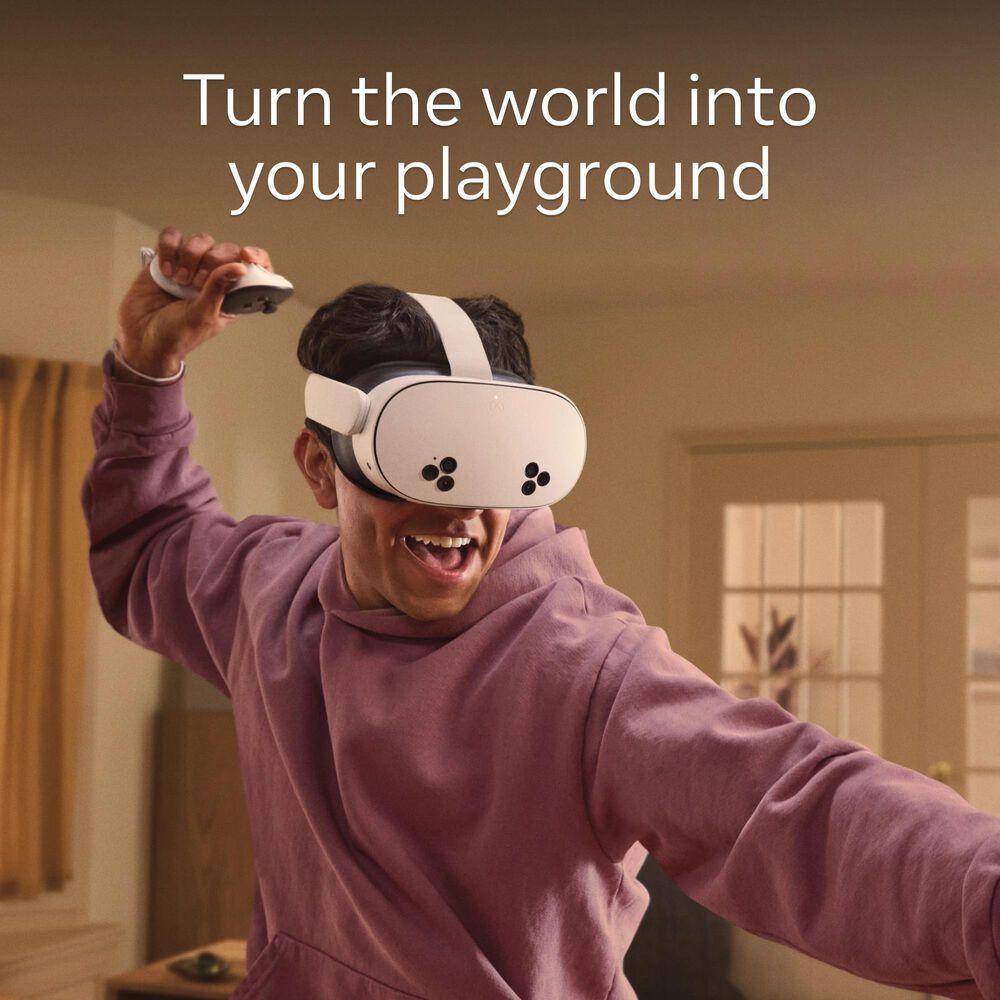 Meta Quest 3S 128GB - Get a 3-Month Trial of Meta Horizon+ Included - All-in-One Headset, , large