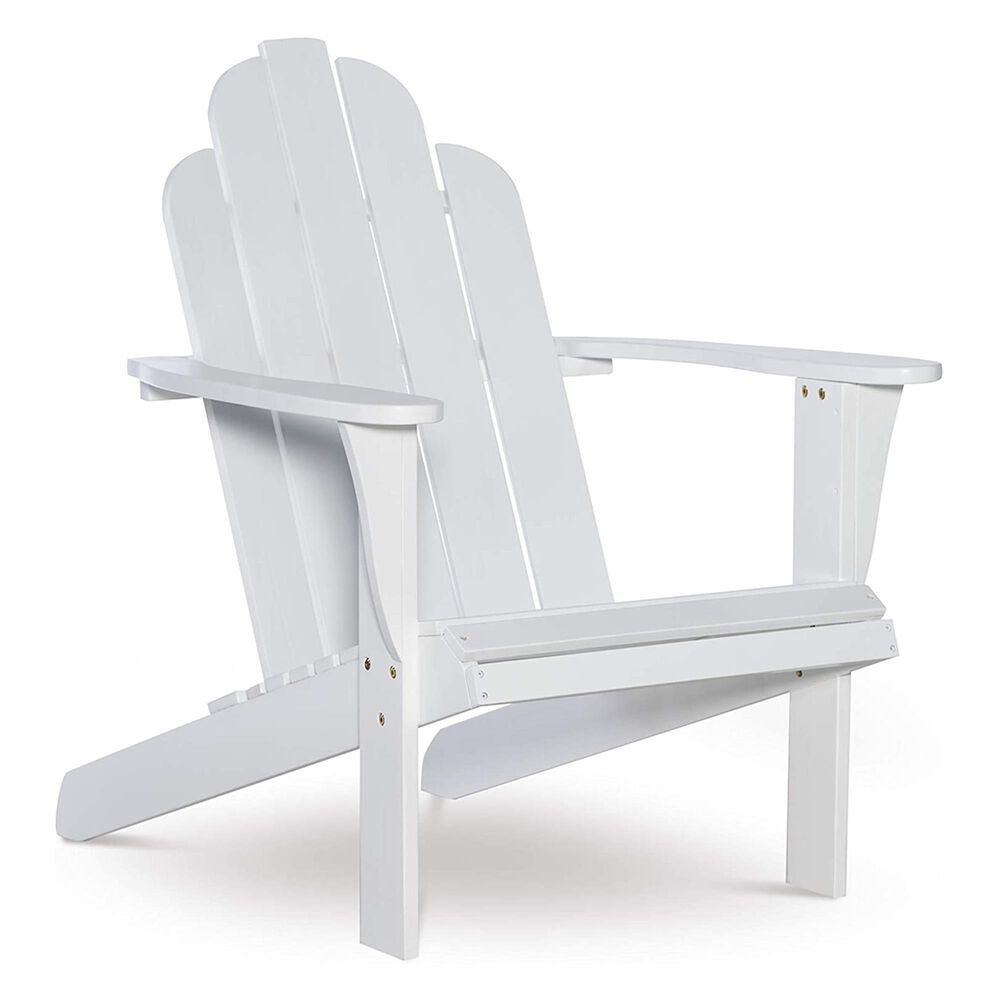 Linden Boulevard Adirondack Outdoor Rocker in White, , large