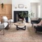 Loloi II Jules 5" x 7"6" Tangerine and Mist Area Rug, , large