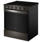 Whirlpool 30" Smart Gas Range with Air Cooking Technology in Black Stainless, , large