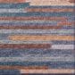 Dalyn Rug Company Sedona Striped 2"3" x 7"6" Denim Indoor/Outdoor Area Performance Rug, , large