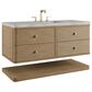James Martin Allamari 48" Single Bathroom Vanity in Dune Mist with 3 cm Victorian Silver Silestone Top and Rectangular Sink, , large