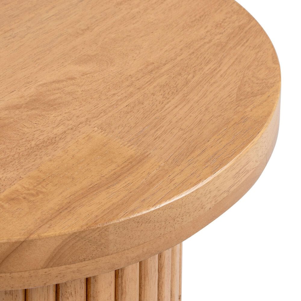 Jennifer Taylor Home Bolin Accent Side Table in Light Natural Brown, , large