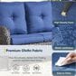 Sunwell Garden 6-PiecePatio Conversation Set with Gray in Blue, , large