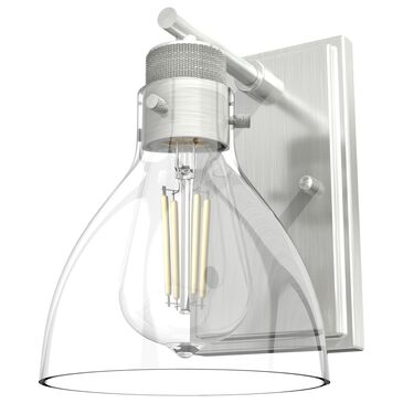 Hunter Van Nuys 1-Light Wall Sconce in Brushed Nickel, , large