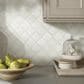 Shaw Geoscape Lantern Bone 10.83" x 11.81" Ceramic Mosaic Sheet, , large