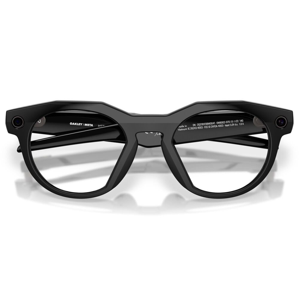 Oakley Sunglasses Meta HSTN Sunglasses with Clear Lenses in Black, , large