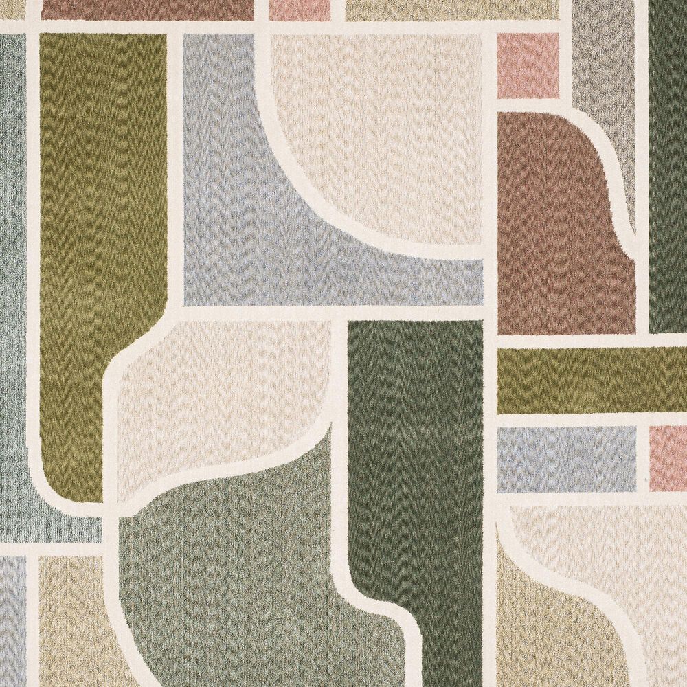 Oriental Weavers Tisdell Green and Multicolor 6&#39;7&quot; x 9&#39;4&quot; Area Rug, , large