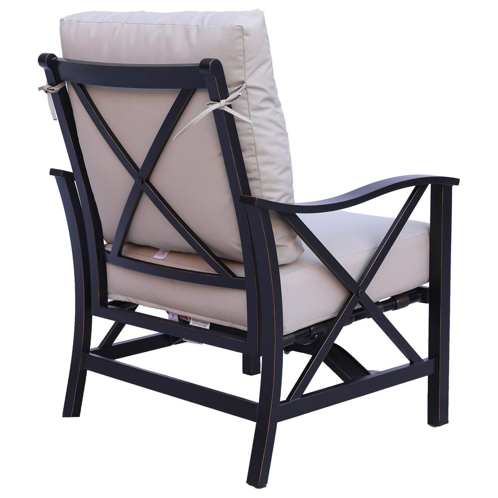 GatherCraft Denison Patio Club Motion Chair in Splendor Wheat, , large