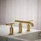Kohler Purist Widespread Bathroom Sink Faucet in Vibrant Brushed Moderne Brass, , large