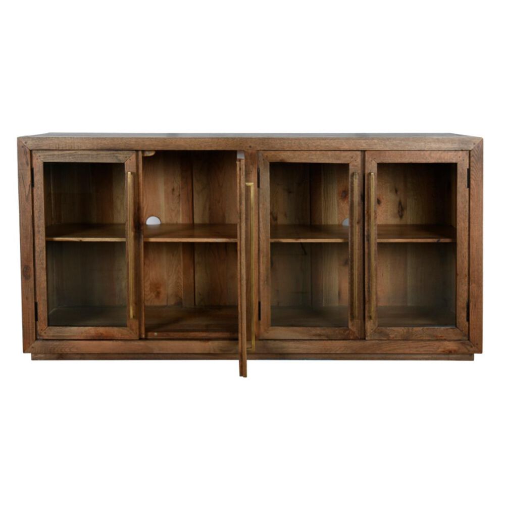 Classic Home Bradley 4-Door Console in Brown, , large