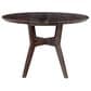 Porter Design Fall River Round Dining Table in Black Walnut - Table Only, , large