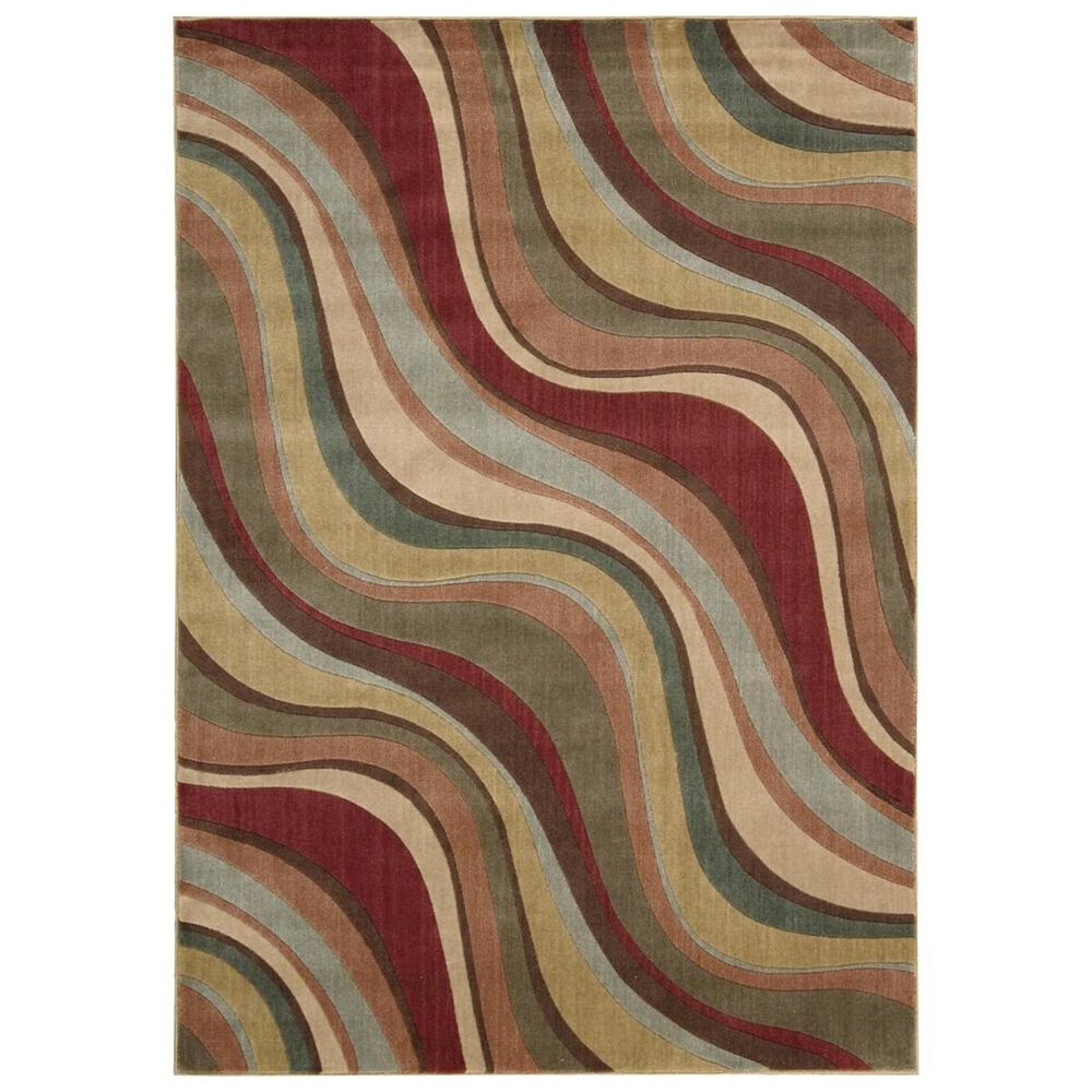 Nourison Somerset ST81 7"9" x 10"10" Multi-color Area Rug, , large