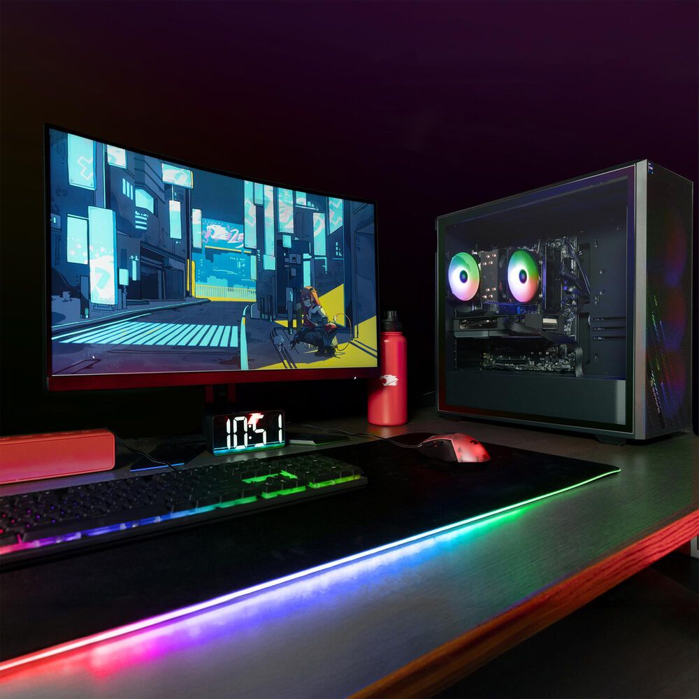 iBUYPOWER Scale Gaming PC Desktop - Intel Core Ultra 7 265F, NVIDIA GeForce RTX 4060 8GB, 16GB DDR5 Non-RGB RAM, 1TB NVMe SSD_SCI7N4601, , large