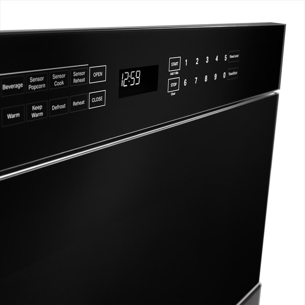 JennAir NOIR 24" Undercounter Microwave Oven with Drawer Design in Floating Glass Black, , large