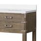 Lexora Home Norwalk 72" Double Bathroom Vanity in Grey Oak with White Quartz Top and Rectangular Sinks, , large