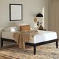 Linon Home Decor Polly Full Platform Bed in Bold Black, , large