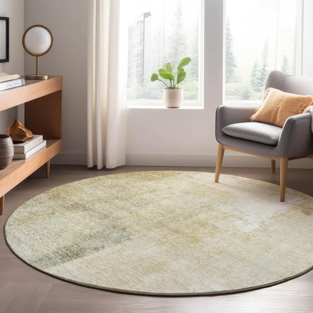 Dalyn Rug Company Trevi TV5 8&#39; Round Wheat Area Rug, , large