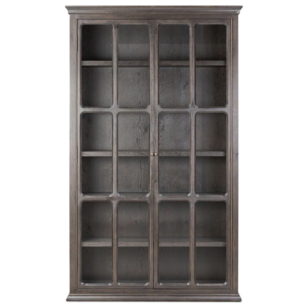 Four Hands Bolton Dawes China Cabinet in Smoked Black Oak, , large