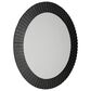 Ashley Ozias Accent Mirror in Black and Antiqued Silver, , large