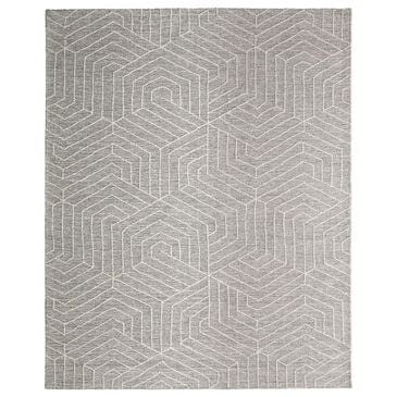 Feizy Emerson 12" x 15" Gray and Ivory Area Rug, , large