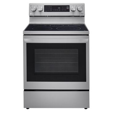 LG 6.3 Cu. Ft. Smart Wi-Fi Enabled True Convection InstaView Electric Range with Air Fry in Stainless Steel, , large