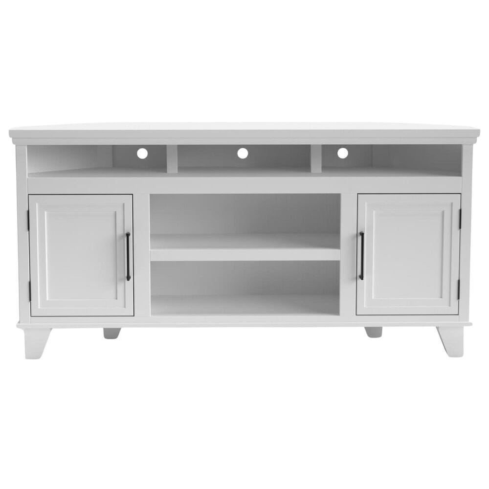 Legends Home Sonoma 64" Corner TV Console in Jasmine White Wash and Barnwood, , large