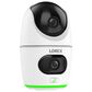 Lorex 2K Dual Lens Indoor Pan-Tilt Wi-Fi Security Camera in White, , large