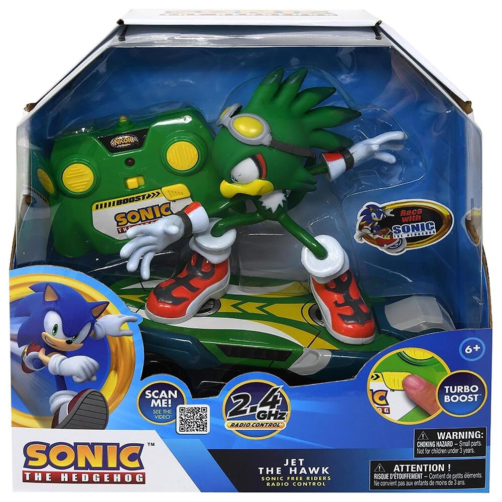 Sonic The Hedgehog Jet The Hawk Sonic R/C Skateboard with Turbo Boost, , large