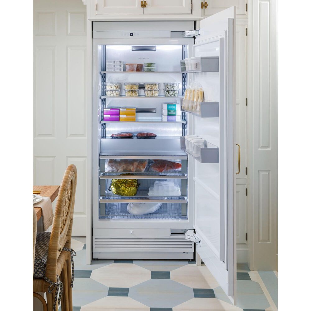 Monogram 21.2 Cu. Ft. Column Freezer with Adjustable Glass Shelves, , large
